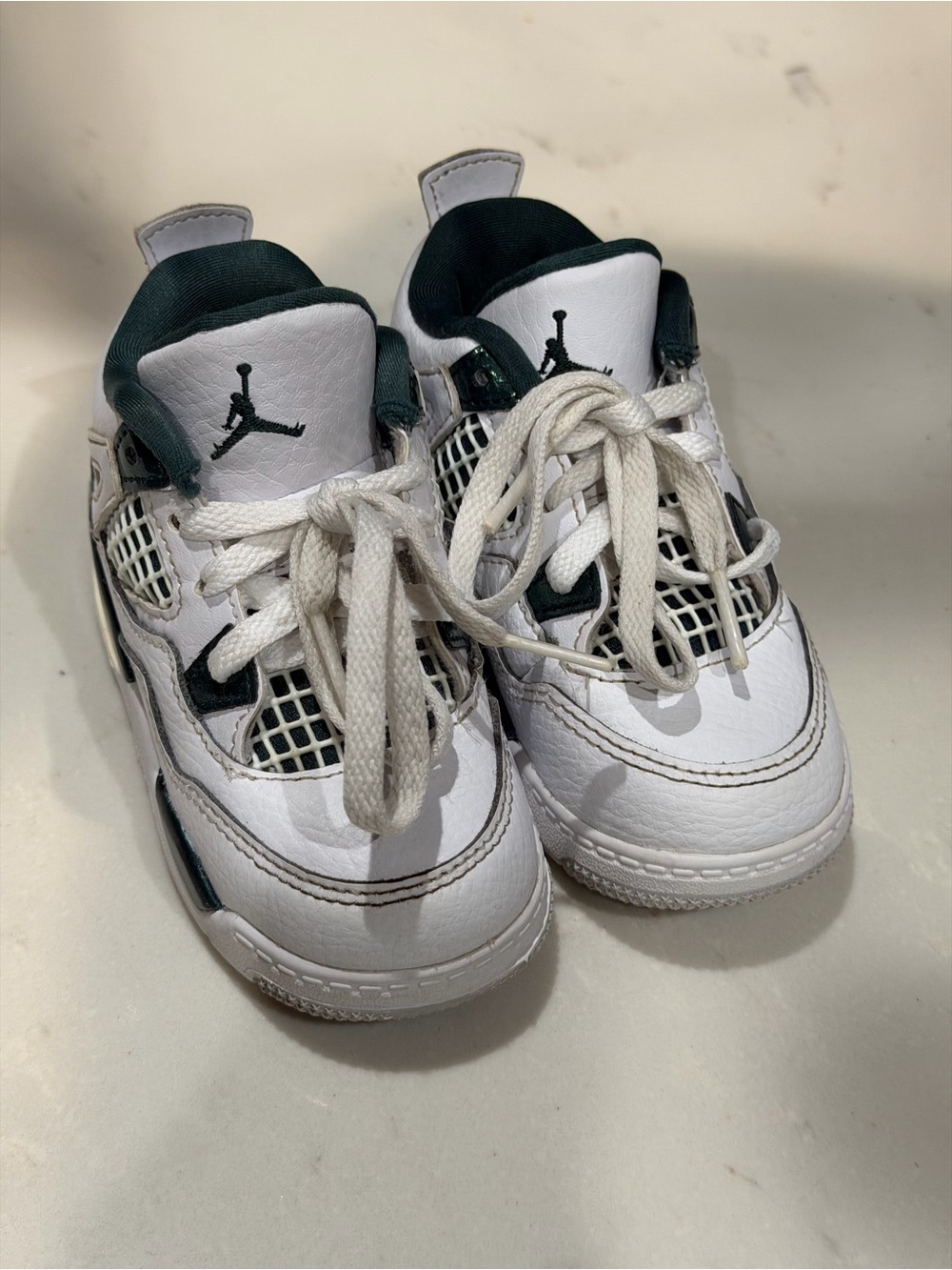 Air Jordan 4 Retro Kids “Oxidized Green” Sneakers